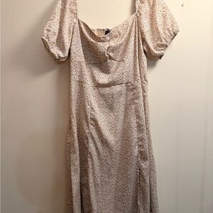 Floral Puff Sleeve Dress